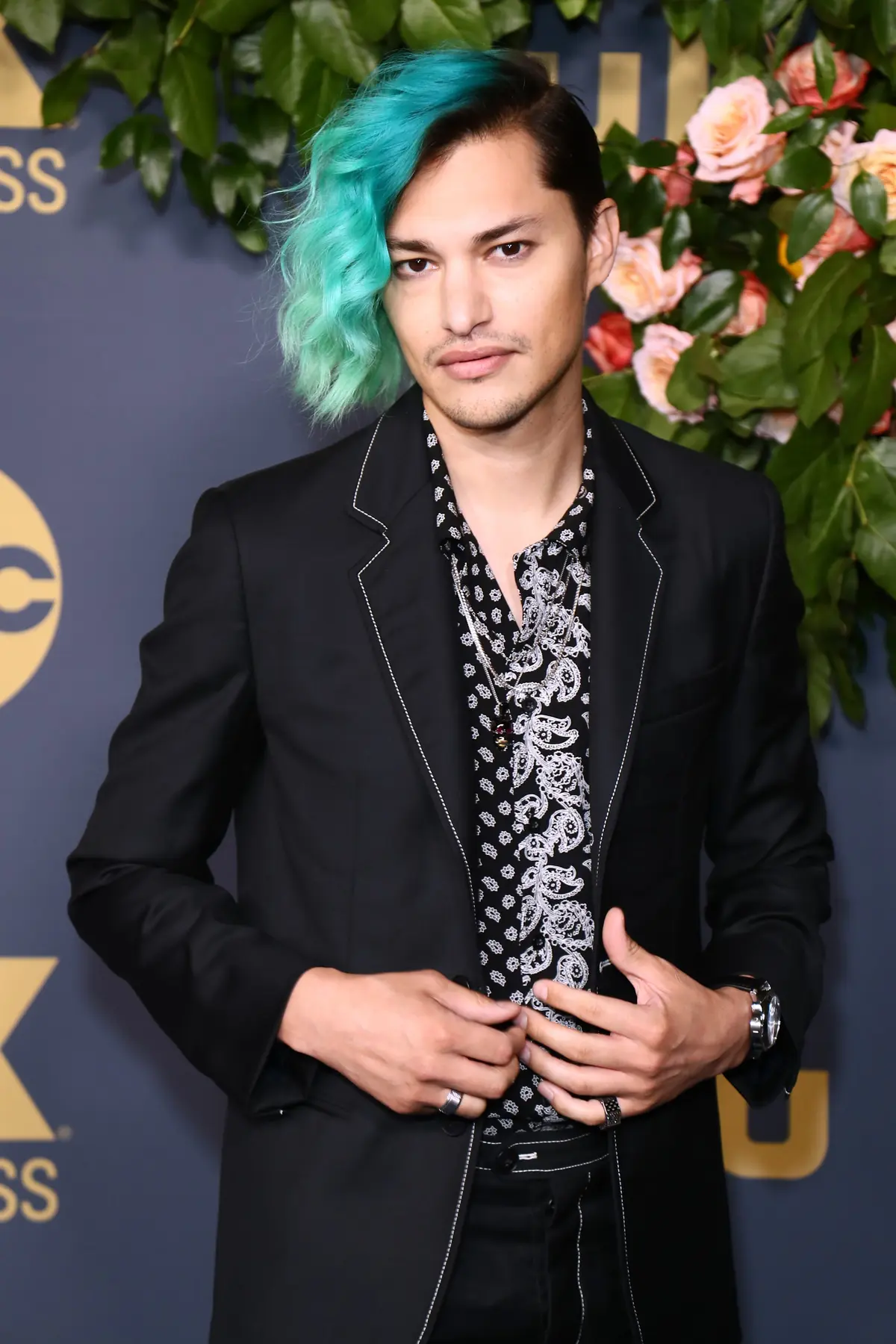 Zach Villa on the red carpet